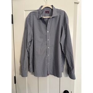 UNTUCKit Long Sleeve Shirt Men's Size XX-Large Wrinkle Free 100% Cotton